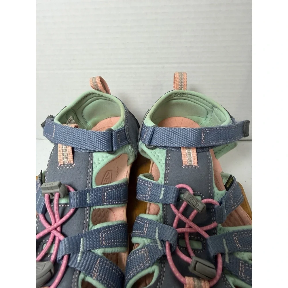 KEEN Kids Outdoor Sport‎ Sandals Blue Green Pink Size US 5 Youth Adjustable
